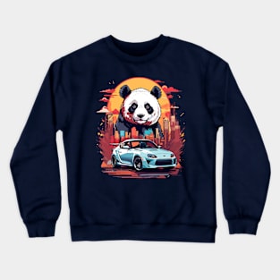 Cute Panda Crewneck Sweatshirt